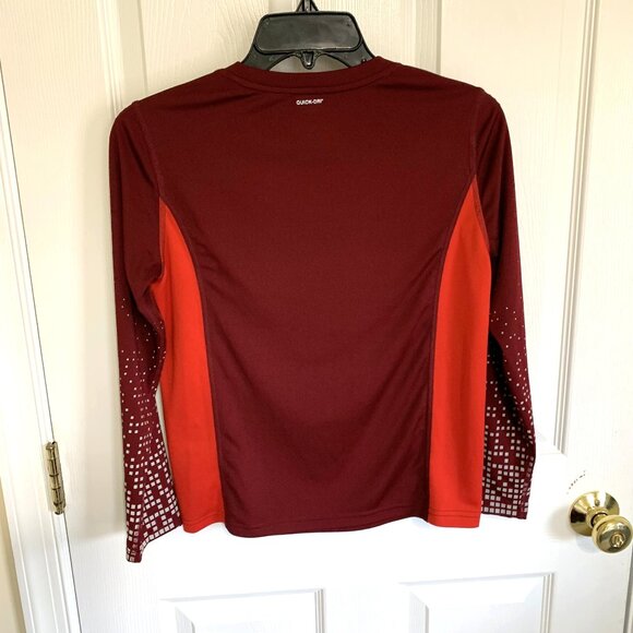 Athletic Works Xersion Girls Shirts Active Quick Dri Size 10/12 Rash Guard Red - Picture 3 of 13